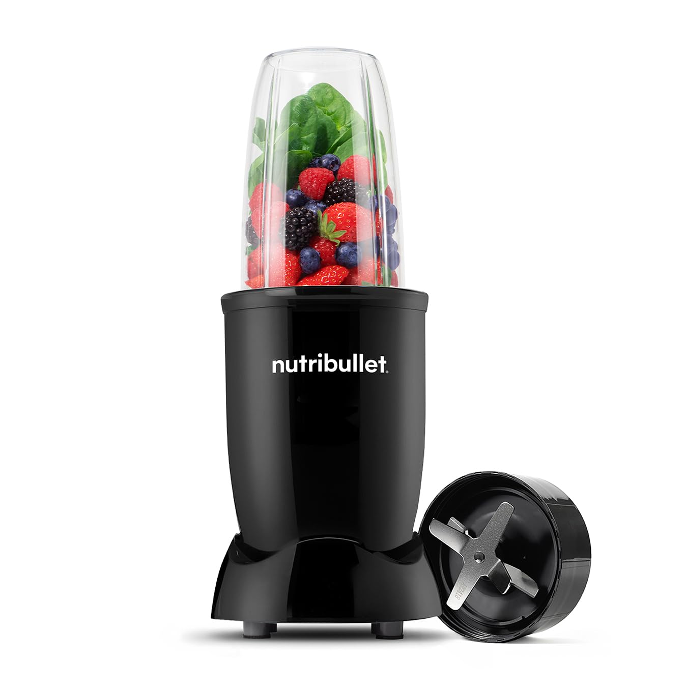 nutribullet 500 Series Blender in Black - 500W High-Torque Extractor with 20,000 RPM Cyclonic Power - Includes 700ml Tall Cup & Extractor Blade - Blends Frozen Fruit, Nuts & Ice for Smoothies