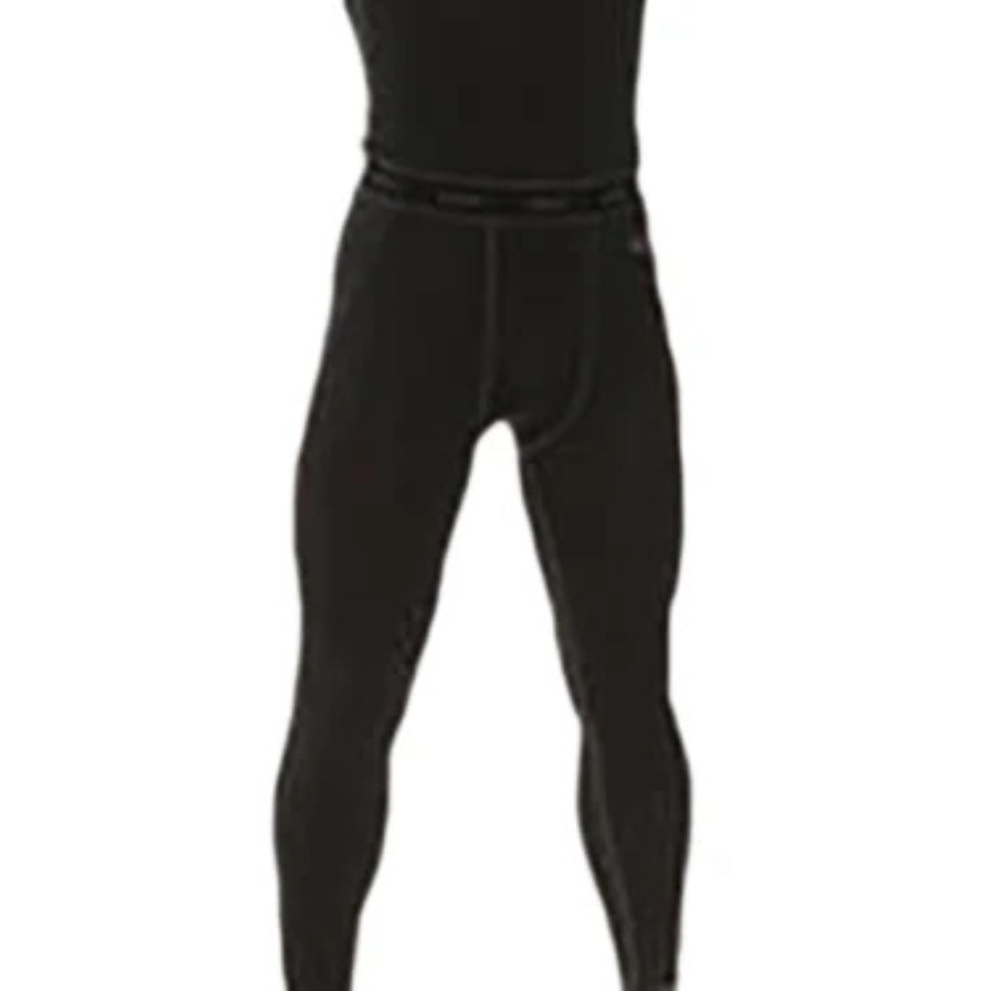 Smitty BKS-414 Black Compression Tights Basketball Wrestling Referee Official NFHS Poly Spandex (Large)