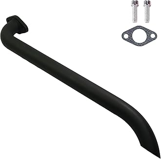 Header Pipe for Lifan 79cc/105cc Engine for Coleman B100 RB100, Mega Moto MMB80 MMB105, Phatmoto Gas Bike, Motovox MBX10 Orxyearth Dirt Kids Mini Bike MMK80 Go Kart (Black)