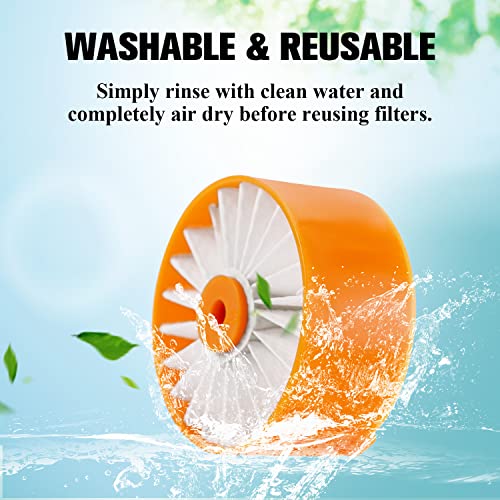 Image of Filter Replacement for Black & Decker Powerseries Extreme Cordless Stick Vacuum Cleaner Fit for BSVF1 BSV2020 BSV2020G and BSV2020P. Replace Part # N665227, 6 * BSV2020G Filters By Improvedhand