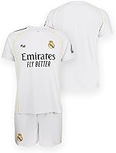 Real Madrid Equipación de Local 25/26 para niños - Talla 116 a 164 - Temporada 2025/2026 - Equipación de Local Kids - Producto Oficial para Fans