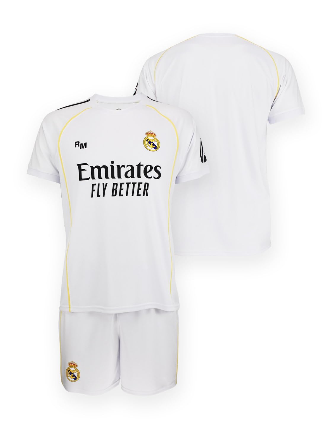 Real Madrid Equipación de Local 25/26 para niños - Talla 116 a 164 - Temporada 2025/2026 - Equipación de Local Kids - Producto Oficial para Fans