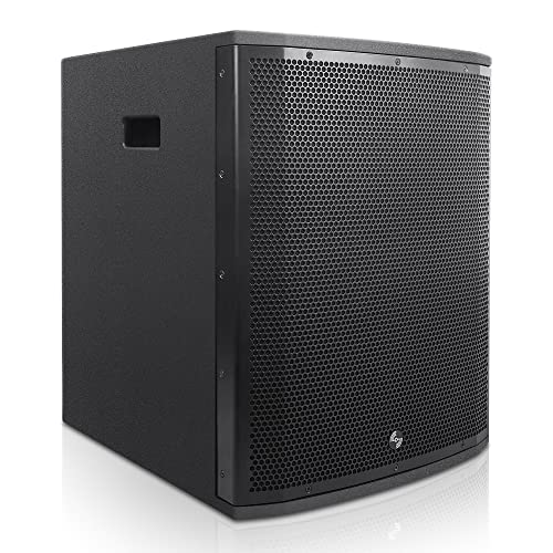 Sound Town ZETHUS Series 1400W Powered Line Array Subwoofer, with Class-D Amp, DSP, Black for Live Sound, Stage, Clubs, Churches and Schools (ZETHUS-M115SPW)