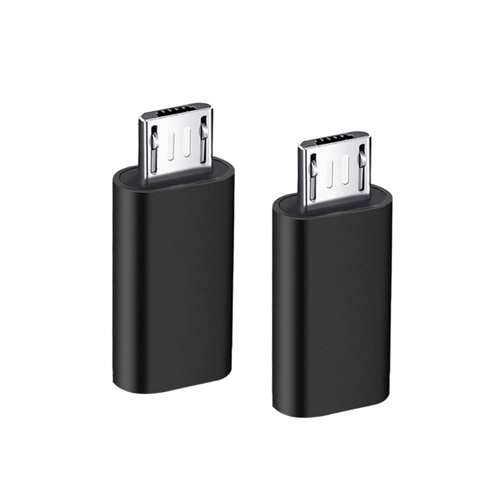 YFFSFDC USB-C → Micro USB アダプタ Type-C (メス) to Micro USB (オス) 変換アダプタ 2個入り マイクロUSB変換アダプター 変換コネクタ 充電とデータ転送 Xperia、Galaxy、Nexus、HUAWEI等Micro USB設備対応 (ブラック)