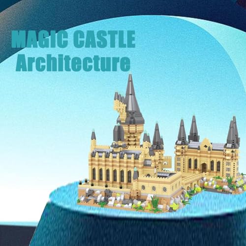 Image of SKY LINE OCEAN || Architecture Fantasy Castle Micro Building Blocks Set || 2929 Pcs || Miniature Model Kit for Adults & Teens [Ages 14+] || 6 Months Structural Warranty