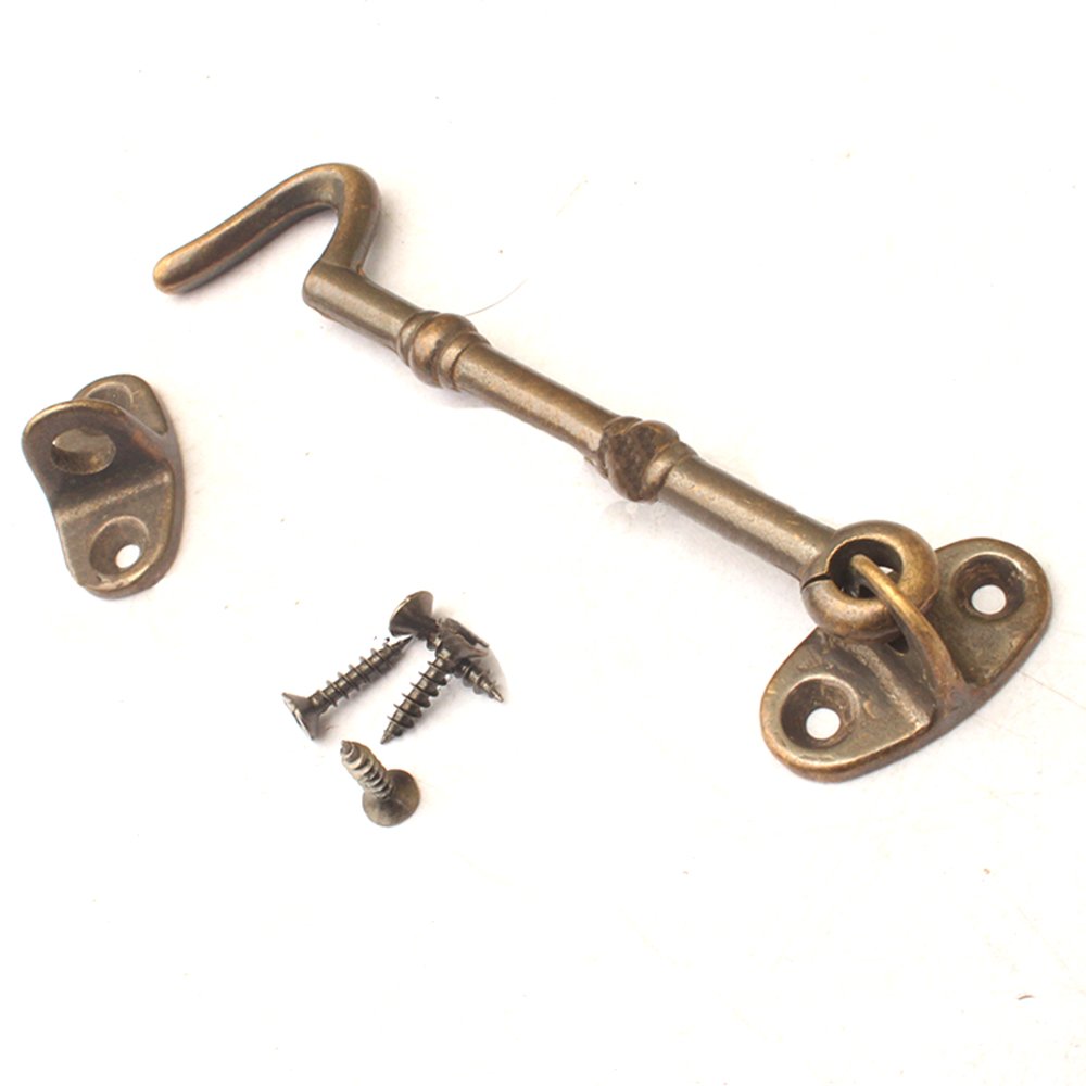 Solid Brass Hooks And Eyes Heavy Duty Fixing Cabin Hook