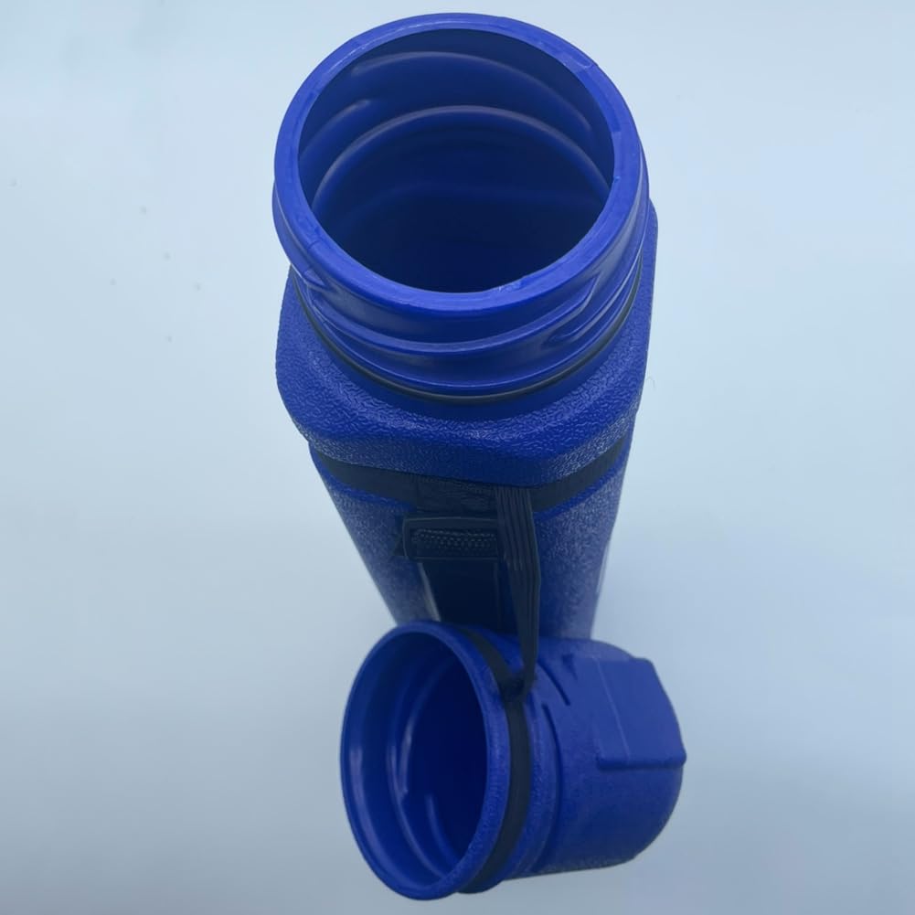 Jkjhbhged 1 PCS Blue 14.3LB Guard Welding Weld Electrode Rod Storage Tube Container with Straps