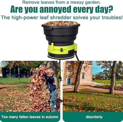 Trituradora de hojas de 2500W para mantener el jardin impecable 7