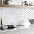 STICKGOO 10 Sheets Peel and Stick Backsplash, Calacatta Stick on Aluminum Composite Tiles Stikers, Self Adhesive Mixed Glass Backsplash for Kitchen, Bathroom, Fireplace, RV