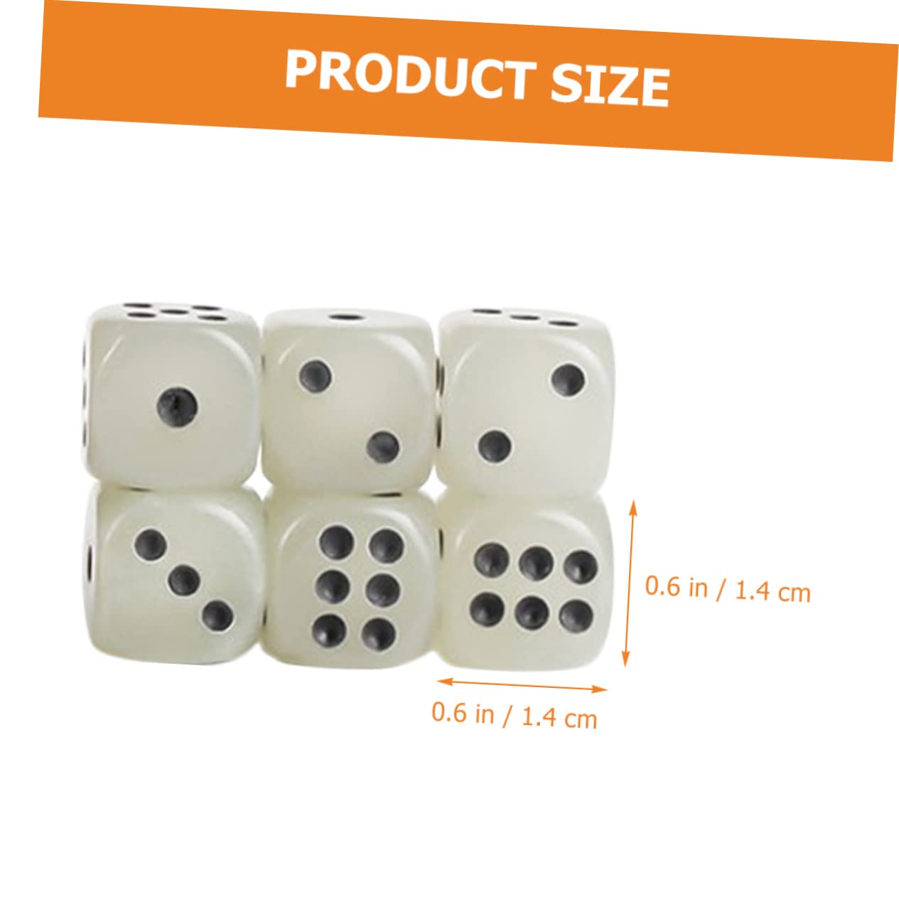 Alasum 72piezas Dados Acrílicos Brillantes para Mesa y Enseñanza Matemática Dados De Caras y Actividades Educativas