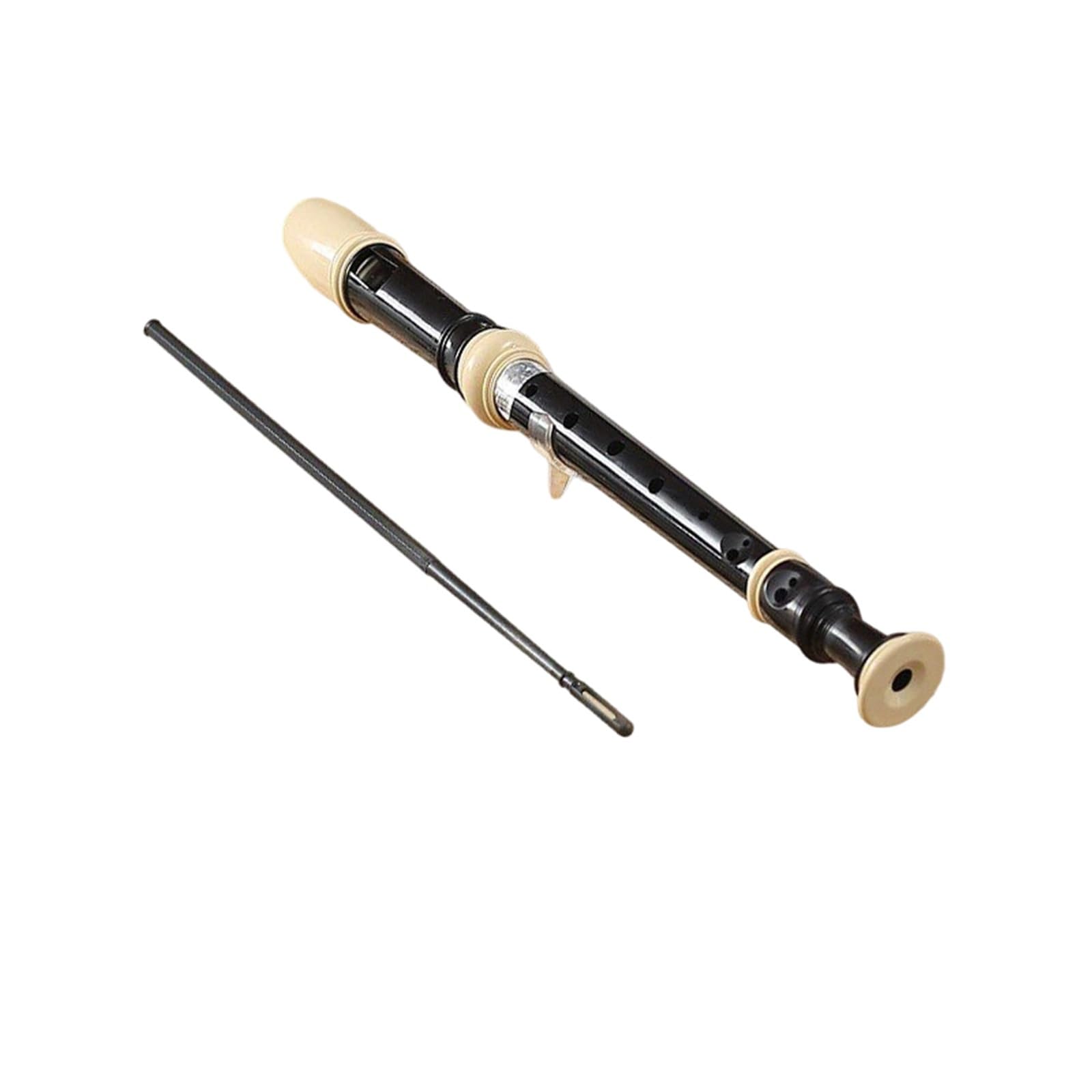 Flûte À Bec En Bois Flûte À Bec Soprano 8 Trous (résine ABS) Doigté Allemand Idéale Pour Les Adultes Débutants