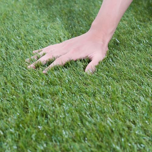 【ガーデニングのプロ監修】 人工芝 2m×10m 芝丈30mm ラッシュグリーン 夏色 リアル感 簡単設置 高密度 高耐久 透水タイプ 耐火タイプ ターフメイト