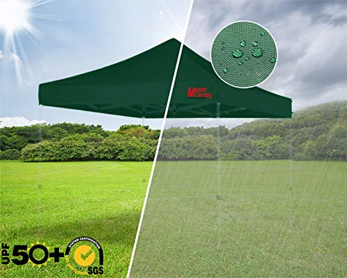 Image of MASTERCANOPY 10x10 Replacement Pop Up Canopy Top for Kingkong Frame Green