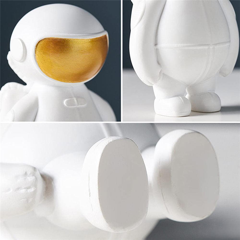 Estatua Simple Astronauta Escultura Astronauta Figura Figuras Resina Artesanía