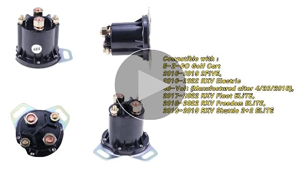 Amazon.com: WQSING 624317 649373 Updated 48V Solenoid Relay