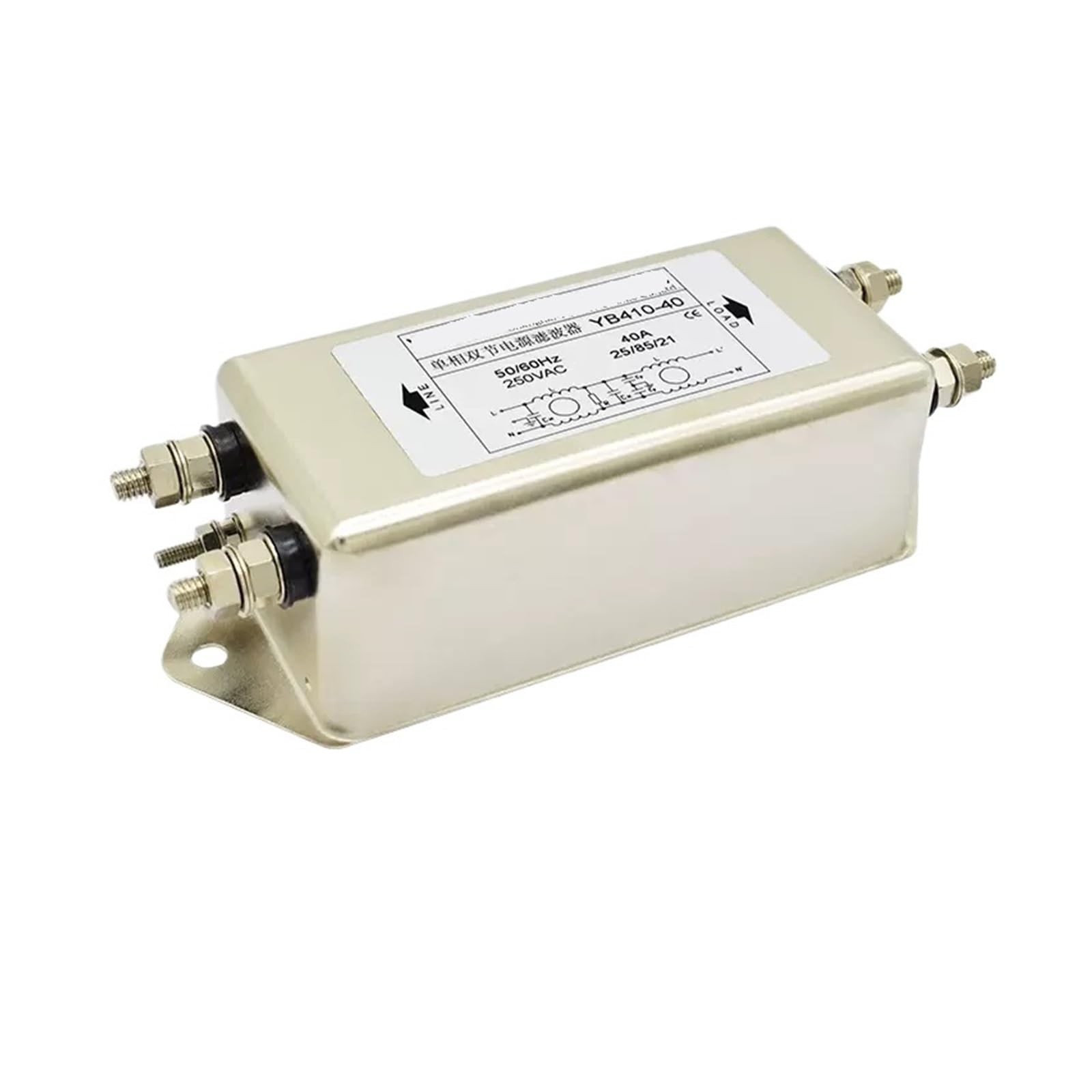 Filtre d'alimentation YB410-40A contre les pannes réseau 220V AC