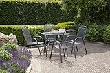 greemotion Gartentisch Toulouse rund aus kunststoffummanteltem Stahl - 8