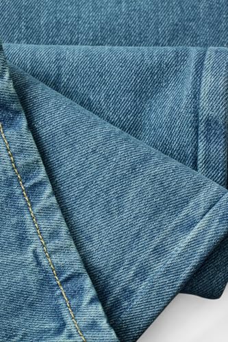 Image of SNITCH Men Casual Jeans | Baggy Fit with Mid Rise & Relaxed Thigh | 100% Cotton Woven Denim for All Seasons | Durable & Comfortable Design for Everyday Wear