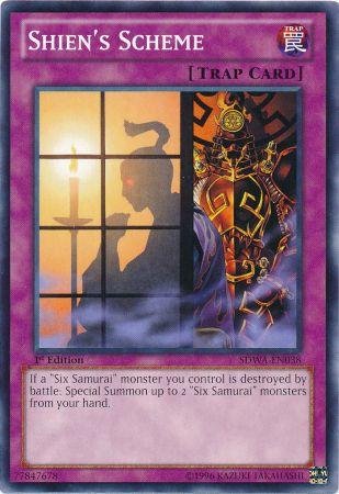 Amazon.com: Yu-Gi-Oh! - Shien's Scheme (SDWA-EN038) - Structure Deck: Samurai  Warlords - 1st Edition