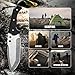 Bushcraft Knife Full Tang, Fixed Blade Hunting Knife with Sheath, 6.5’’ Thicken Carbon Steel, 4.5’’ Ergonomic Wood Handle, Heavy Duty Bush Knife for Camping, Hiking, Survival, Outdoor