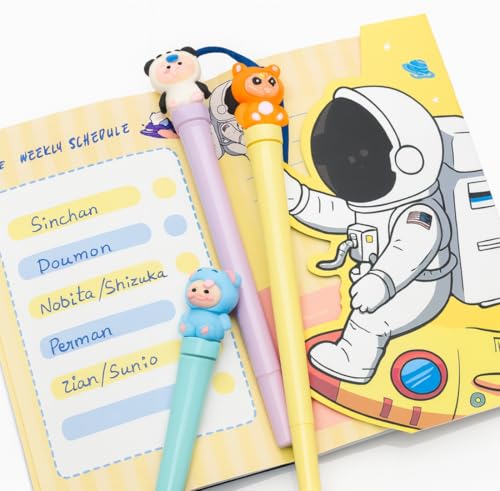 Image of Cartoon Animal Ball Pen Set of 1 | Smooth Writing Cute Stationery for Boys & Girls