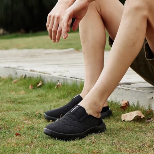 OrthoComfoot Men's Orthopedic Slip-On Loafers Walking Shoes with Arch Support: Comfortable Orthotic Shoes for Plantar Fasciitis, Casual Flat Feet Slippers for Foot and Heel Pain Relief3