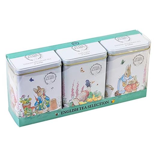New English Teas Beatrix Potter Tea Tin Gift Set with 120 Teabag Selection