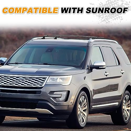 Image of Roof Rack Cross Bars Fit for Ford Explorer 2016-2019, Rooftop Crossbars Cargo Carrier Accessories