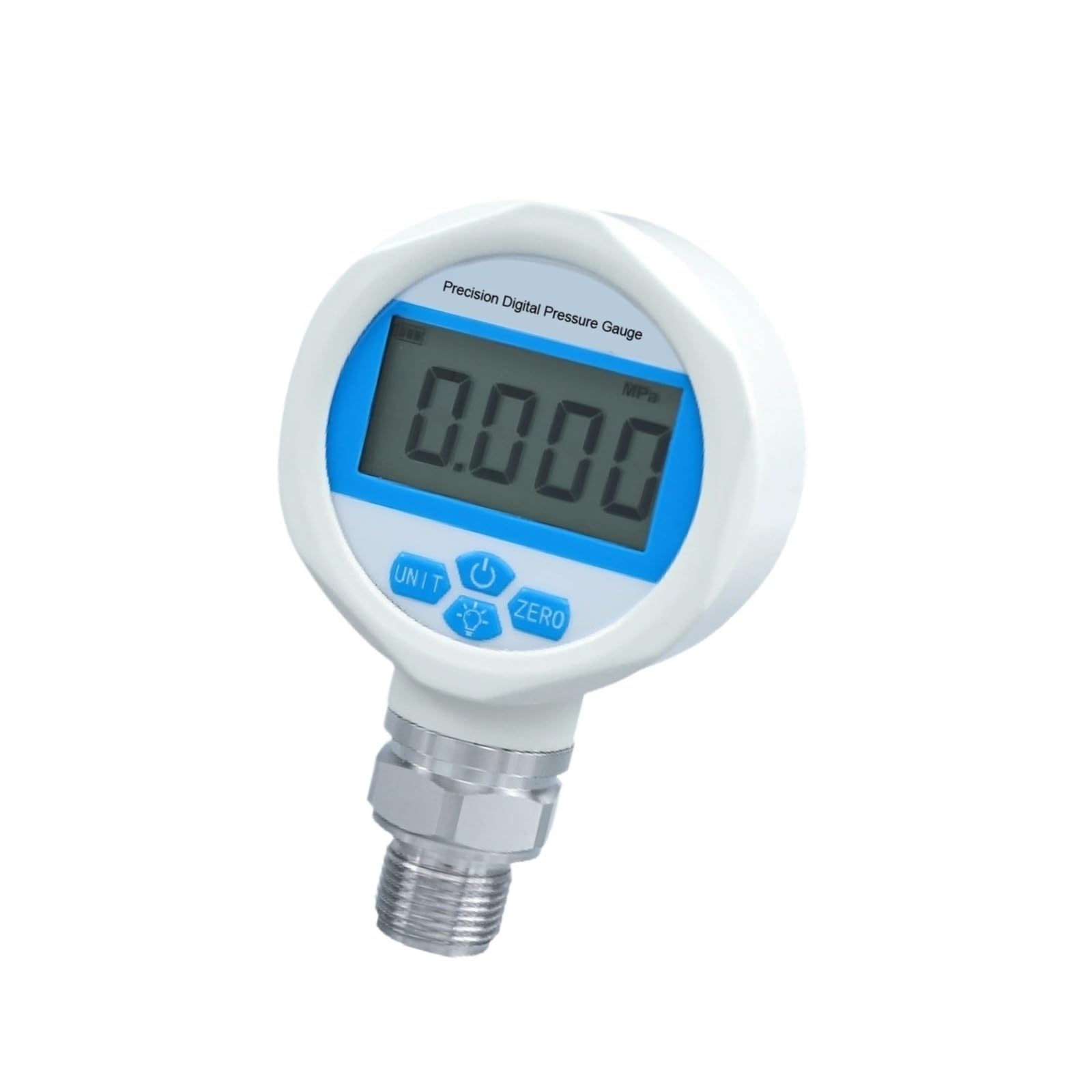 Digitales Manometer, YB60A G1/4 60 mm Compound-Vakuum-Manometer Peak Hold batteriebetrieben −100 kPa ~ 100 MPa(0-6KPA)