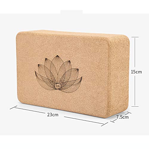 QAWS Yoga Balance Belt Bricks Foam Meditation Non-Slip Pilates Pillow Stretching Workout Cork Yoga Brick Female High Density Children Dance Yoga Stress Legs