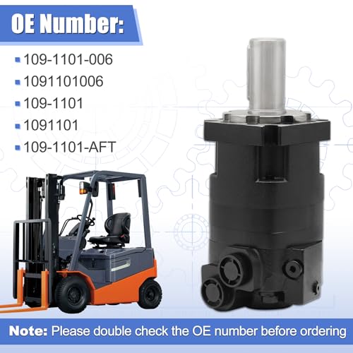 Image of 109-1101-006 Hydraulic Drive Motor Fit for Eaton Char-Lynn 4000 | Replaces 109-1101, 1091101006, 109-1101-AFT, 1091101