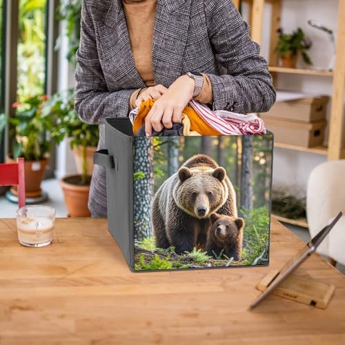 Bacs de rangement pliables cube pour organiser les vêtements - 8