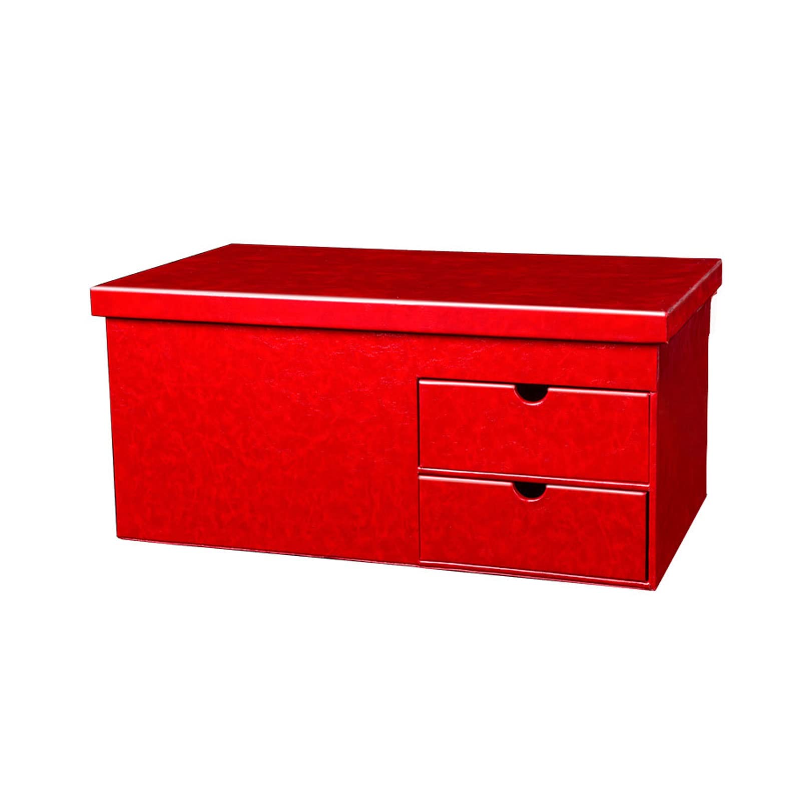 Pudełko do przechowywania samochodu Organizer do bagażnika samochodu Przenośny organizer do samochodu o dużej pojemności z szufladą Domowy schowek w samochodzie (Red)