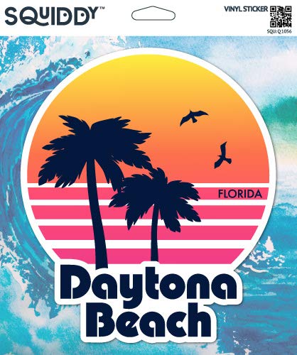Squiddy Daytona Beach Florida - Vinyl Sticker (7
