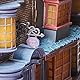 ENESCO Wizarding World of Harry Potter Diagon Alley Buchstützen, beleuchtet, 18 cm, Mehrfarbig