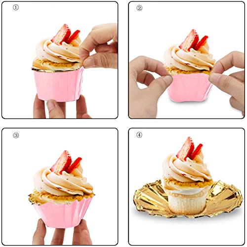 Cupcake Muffin Alluminio Stampi Pirottini Forno