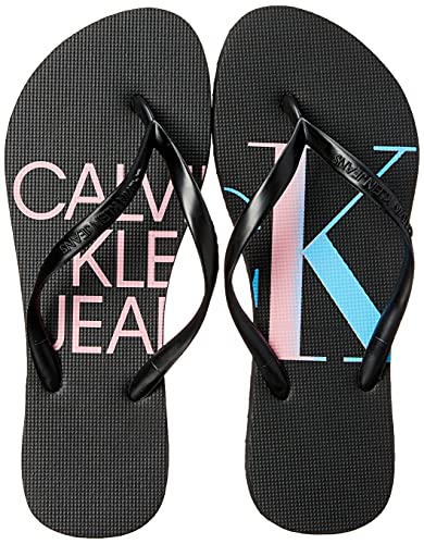 Chinelo Calvin Klein,Est logo,Feminino,Preto,35/36