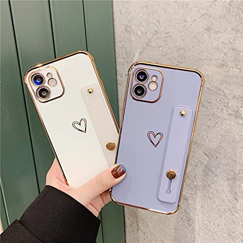 Coque iPhone XS Max grise avec support poignet et protection objectif intégrée