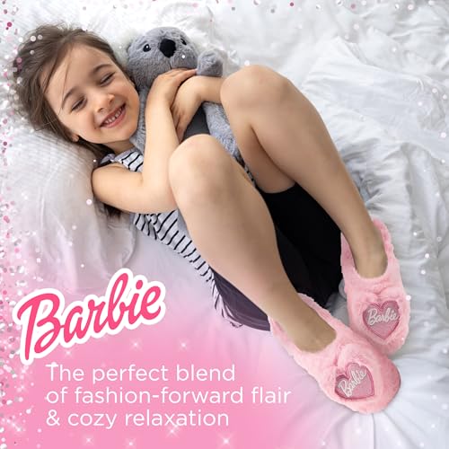 Barbie Kids Slippers Fuzzy Girls House Slippers for Kids Cozy Soft Plush Indoor and Outdoor4