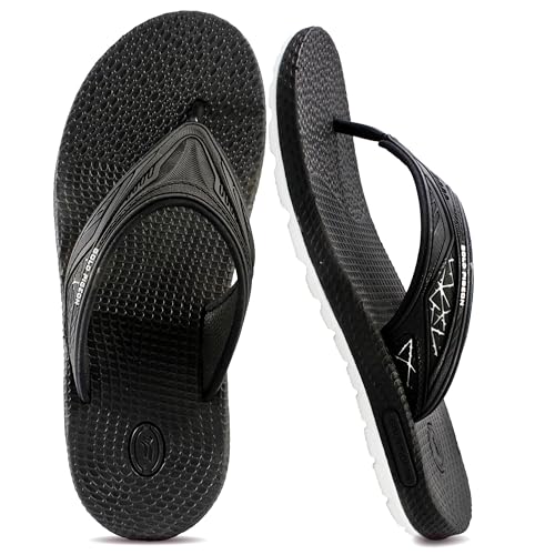 Gold Pigeon Shoes SIMPLUS Unisex Ultra-Cuhion Yoga Mat Flip-Flops with Heel Support