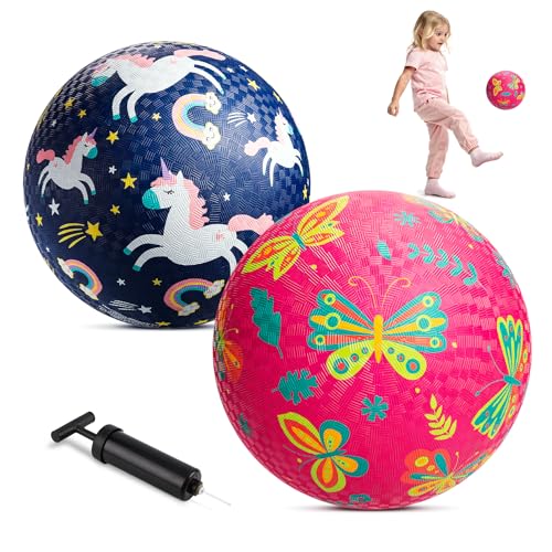 ZOOJOY Playground Balls Balls for Toddler 3-12 8.5 Pack of 2 Bouncy Ball