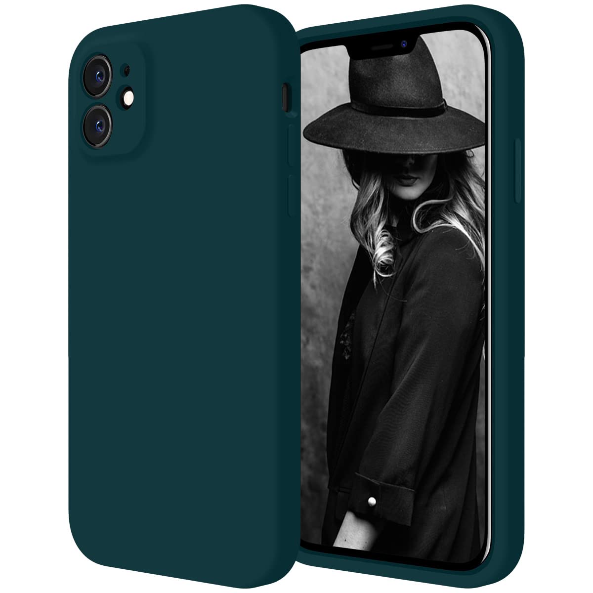 Cordking Coque conçue pour iPhone 11, bords carrés