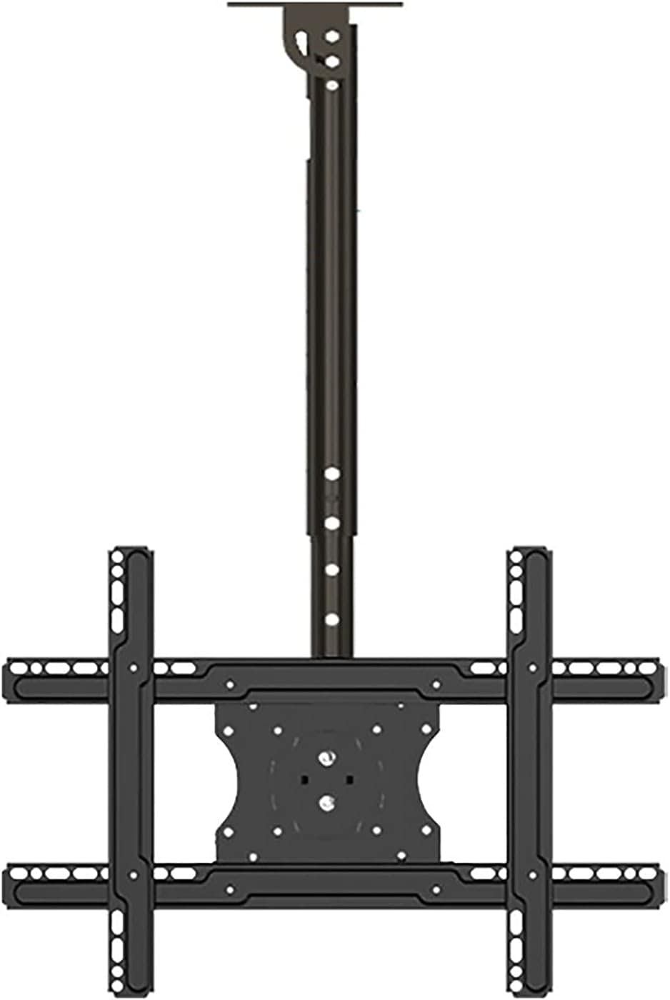 CGCSYZ Ceiling TV Mount, Built-in Wire Management TV Bracket, Gear Buckle Design, Fits 32-75inch TVs, 110Pound/50kg Capacity, Max VESA 600x400mm TV Mount