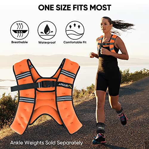 Image of APEXUP Weighted Vest Men Women, Weight Vest for Women Workout Equipment for Strength Training Running