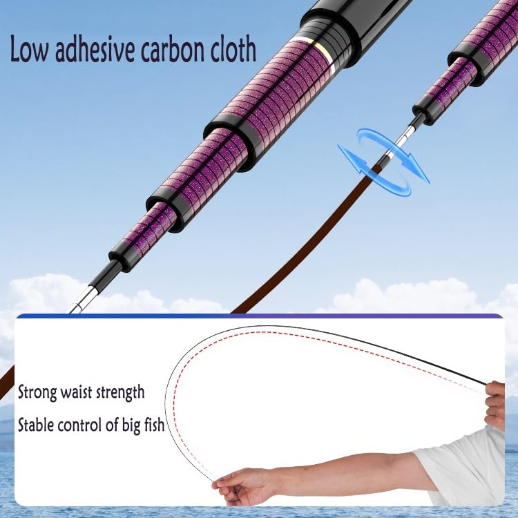 Canne à pêche à la main 19 carpes pour plateforme complète - 5