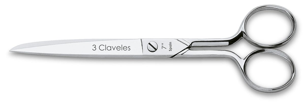 3 clavelesCastilian Sewing Shears 7 Inches
