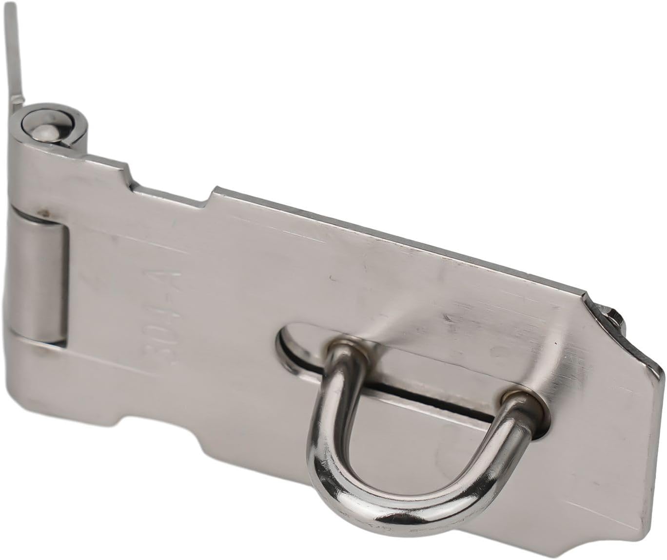 Heavy Duty Stainless Steel Door Hasp Lock with Keys, 3 Inch Outdoor Padlock Clasp for Shed Gate Cabinet Security Bolt, Rustproof Tool Box Locking Mechanism