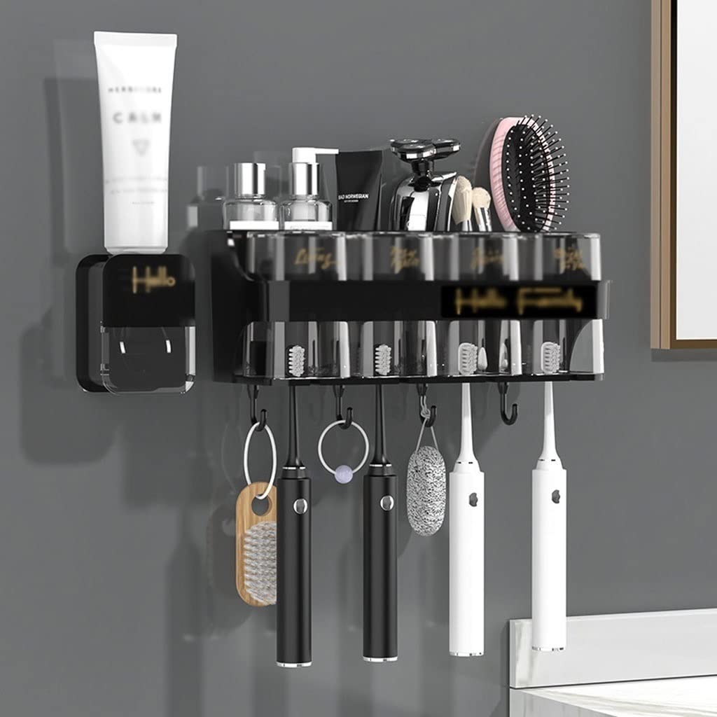 Estante para Cepillos de Dientes Punch graffio con spazzolino con spazzolino con la Tazza di spazzolatura a Parete Bagno Multifunzionale Montato(A,M)