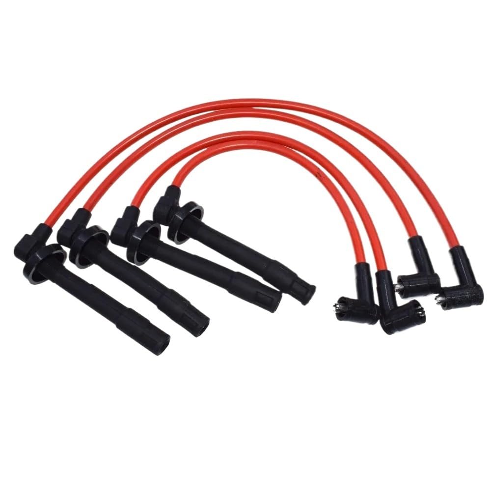 Cables de bujía para Civic DX LX CX EX SI 1.5L 1.6L 1992-1995 Juego de Cables de Encendido para bujías D15 D16 10.2mm