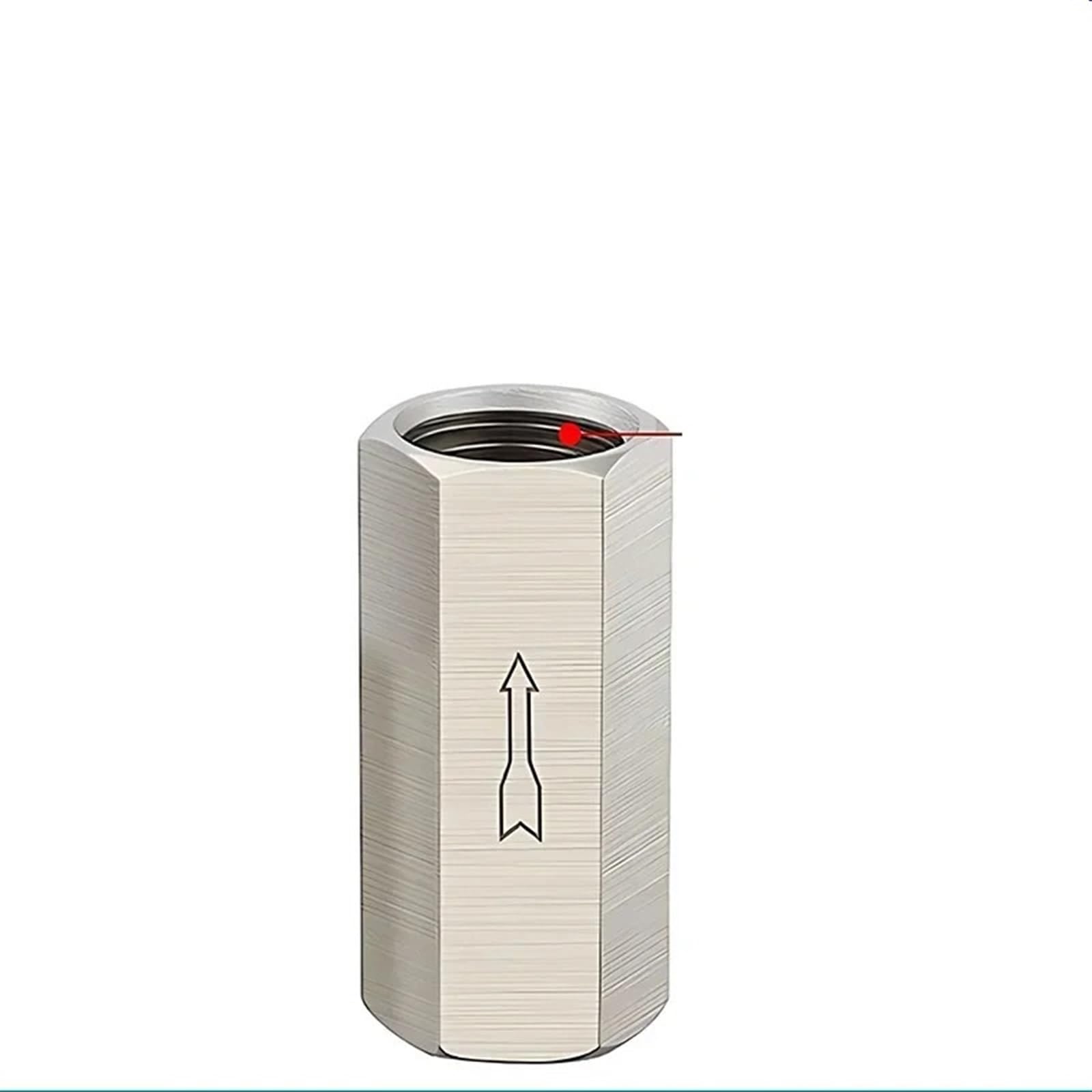 Valvola di ritegno pneumatica: valvola di ritegno unidirezionale per l'installazione di tubi dell'aria. Disponibile nelle misure da 4 mm, 6 mm, 8 mm, 10 mm, 1/8,1/4,3/8,1/2 pollici (SPV-6)